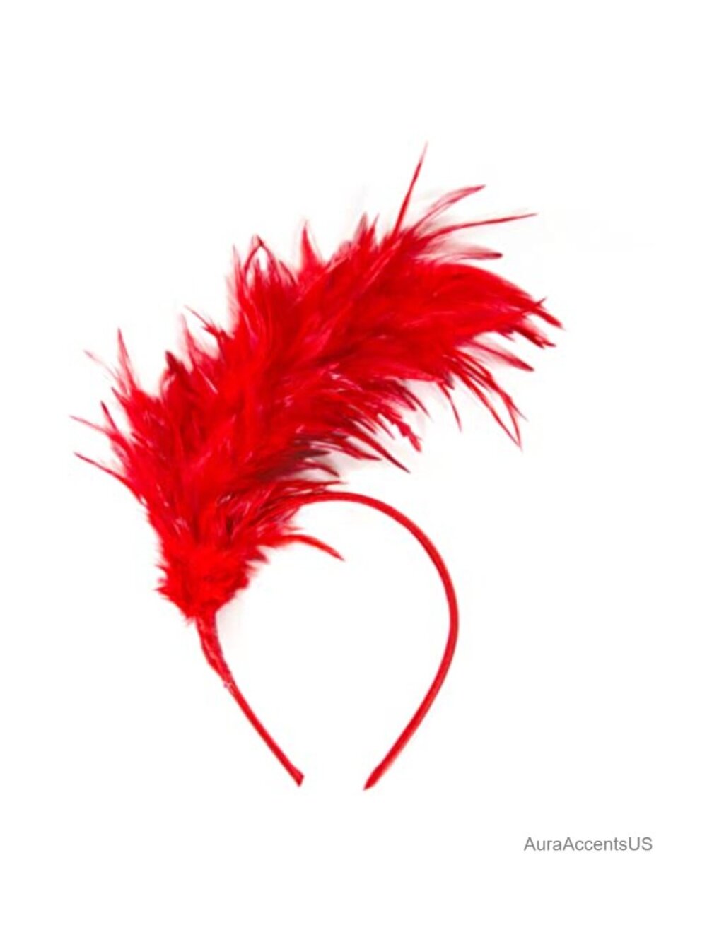 Fascinator Feather Headband Vintage Tea Party Cocktail Headpiece